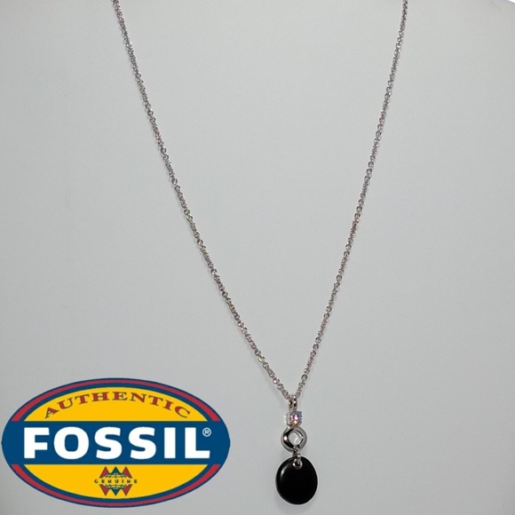 🌟NWT🌟 Fossil Sterling Silver Necklace - Picture 2 of 8
